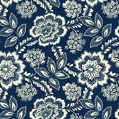 藍(lán)印花布 傳統(tǒng)工藝中的東方韻味